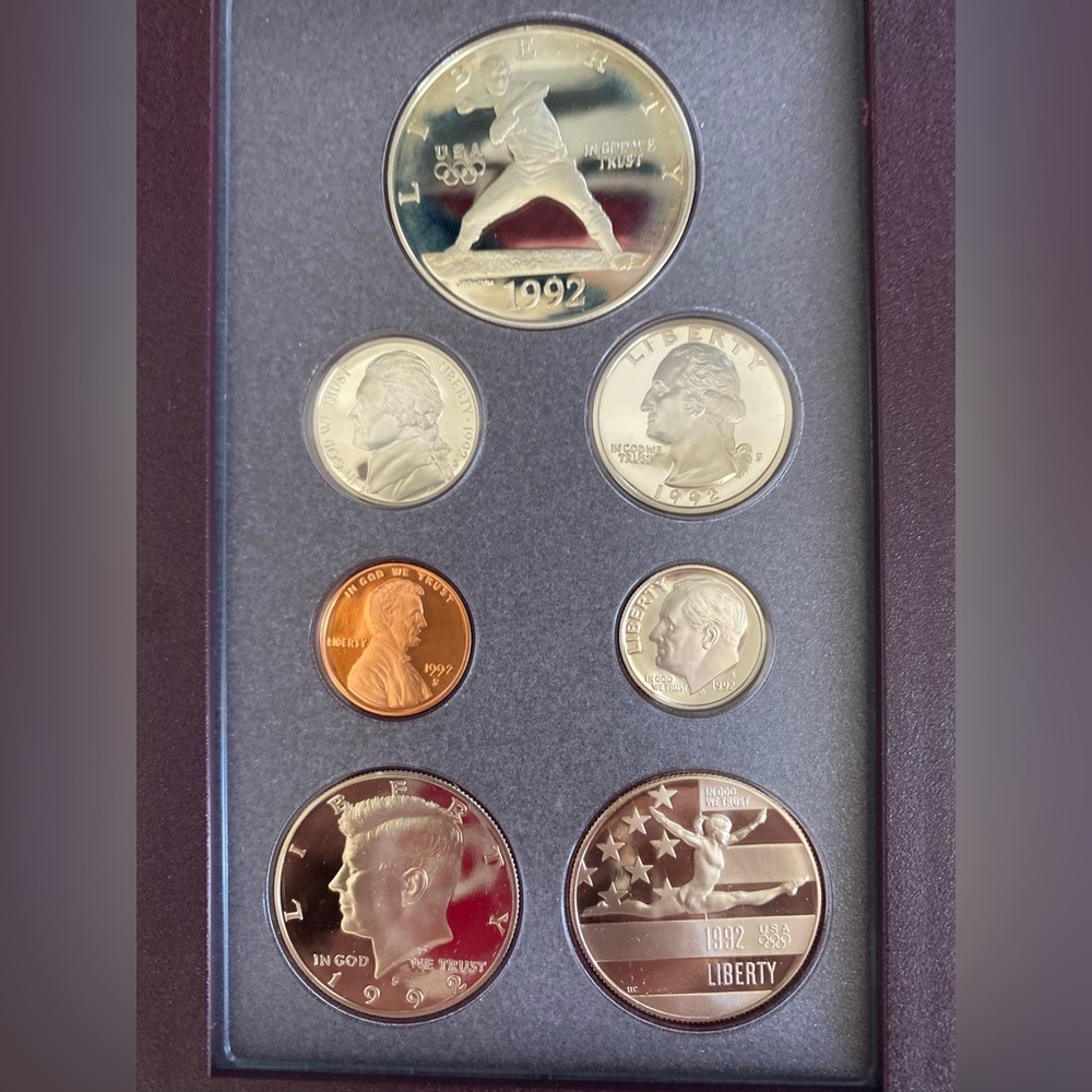 1992 US MINT OLYMPIC COIN SET - Picture 14 of 16